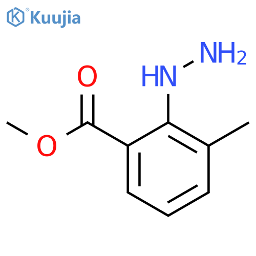 Methyl 2-hydrazinyl-3-methylbenzoate structure