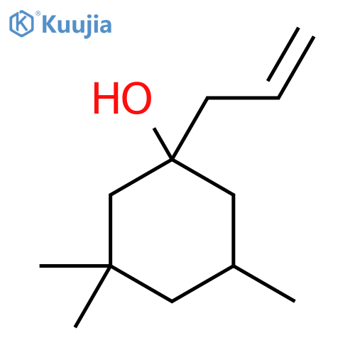3,3,5-Trimethyl-1-(prop-2-en-1-yl)cyclohexan-1-ol structure