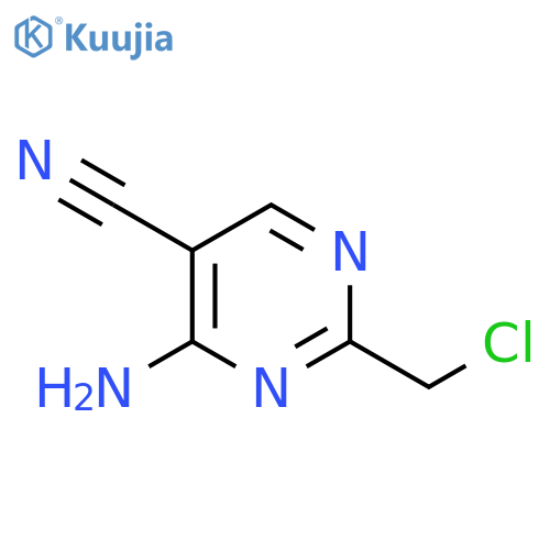 4-Amino-2-(chloromethyl)pyrimidine-5-carbonitrile structure