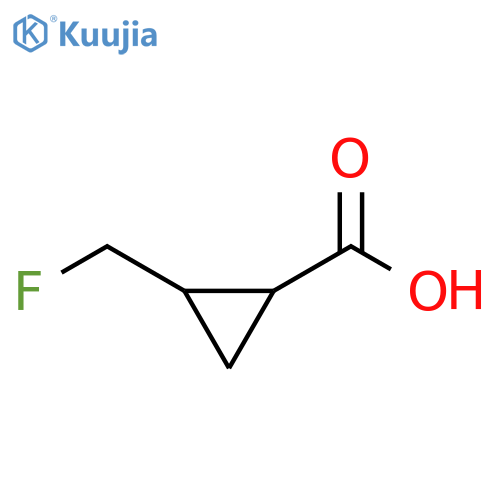 2-(fluoromethyl)cyclopropane-1-carboxylic acid structure