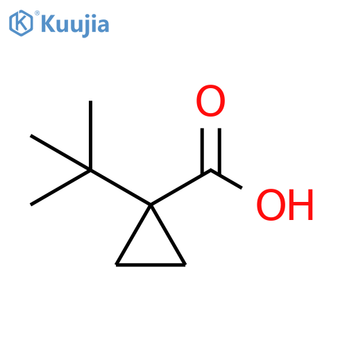 1-tert-butylcyclopropane-1-carboxylic acid structure