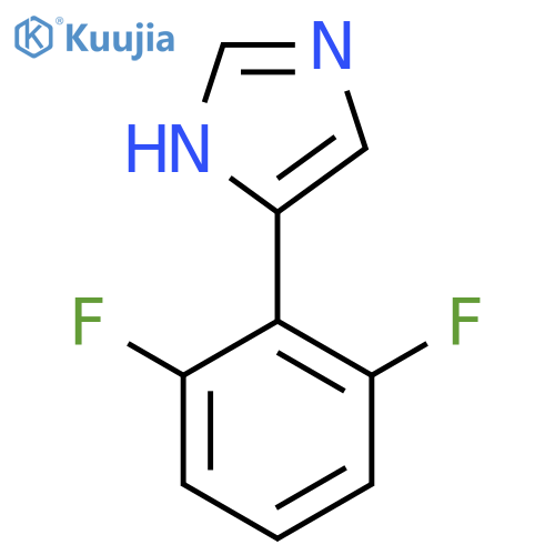 4-(2,6-difluorophenyl)-1H-imidazole structure