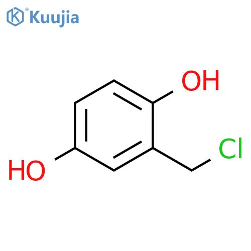 2-(chloromethyl)benzene-1,4-diol structure