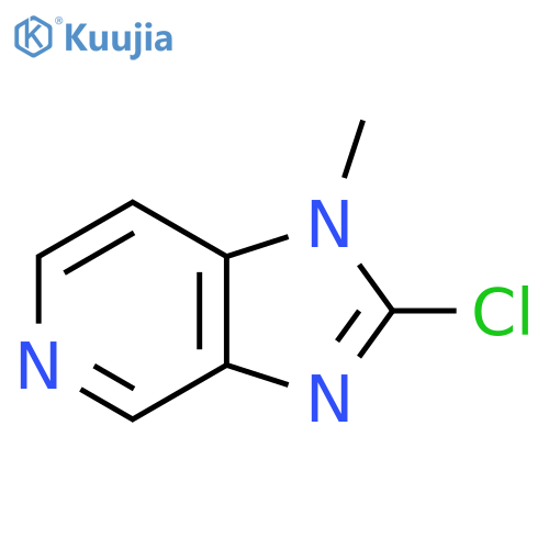 2-chloro-1-methyl-1H-imidazo4,5-cpyridine structure