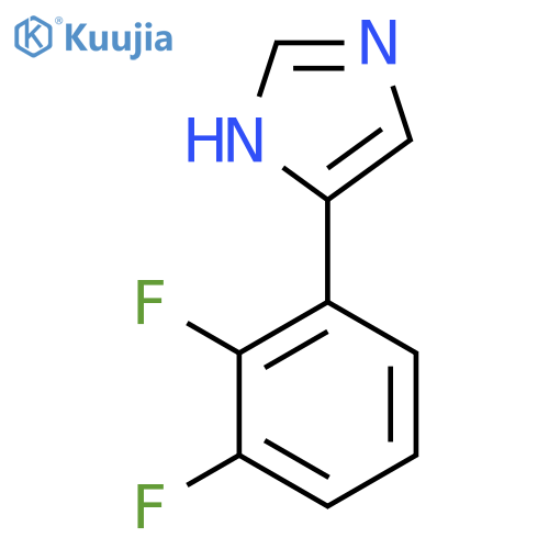 4-(2,3-difluorophenyl)-1H-imidazole structure