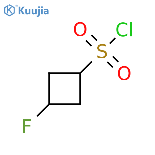 3-fluorocyclobutane-1-sulfonyl chloride structure