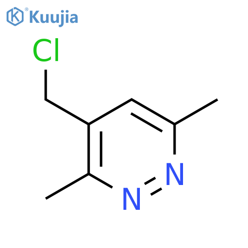 4-(Chloromethyl)-3,6-dimethylpyridazine structure
