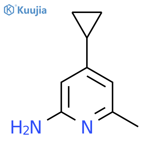 4-Cyclopropyl-6-methylpyridin-2-amine structure