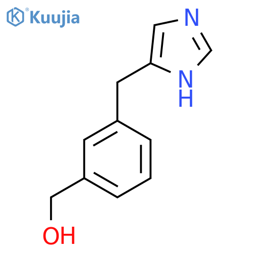 {3-(1H-imidazol-4-yl)methylphenyl}methanol structure