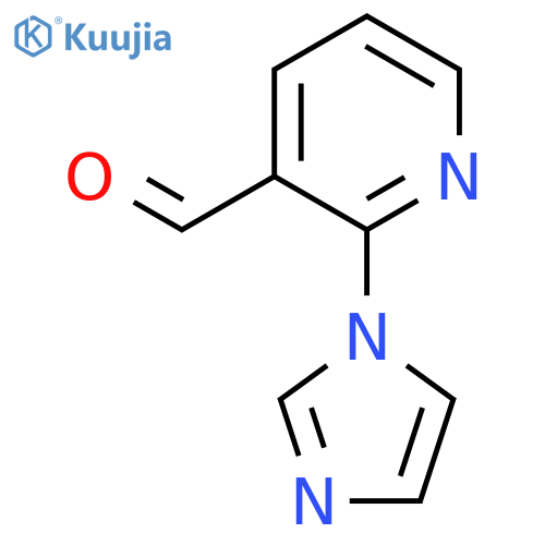 2-(1H-imidazol-1-yl)nicotinaldehyde structure