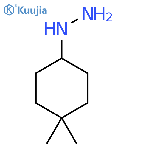 (4,4-Dimethylcyclohexyl)hydrazine structure