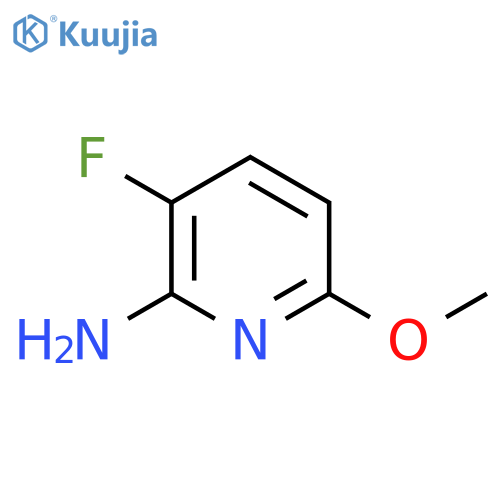 3-fluoro-6-methoxy-pyridin-2-amine structure