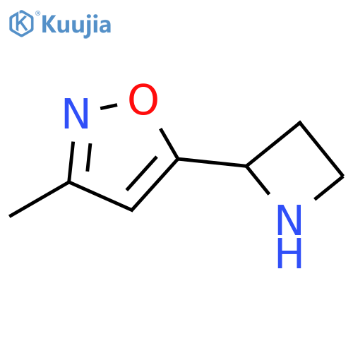 5-(azetidin-2-yl)-3-methyl-1,2-oxazole structure