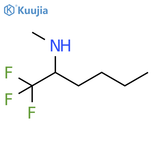 1,1,1-Trifluoro-N-methyl-2-hexylamine structure