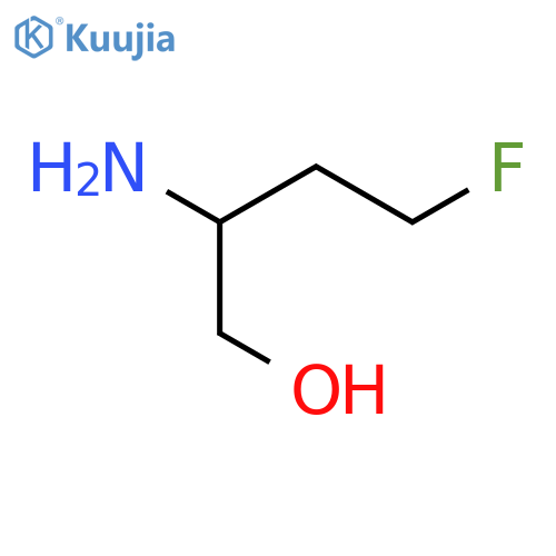 2-Amino-4-fluorobutan-1-ol structure