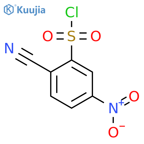 2-Cyano-5-nitrobenzene-1-sulfonyl chloride structure
