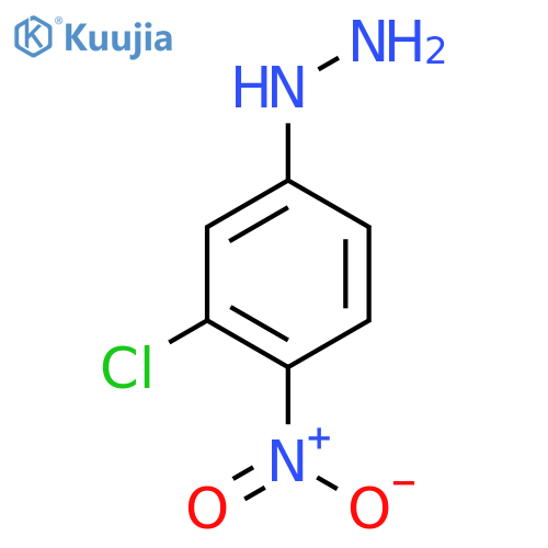 (3-chloro-4-nitrophenyl)hydrazine structure
