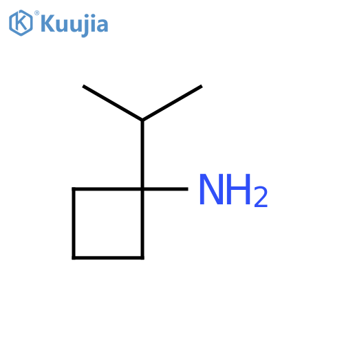 1-(propan-2-yl)cyclobutan-1-amine structure