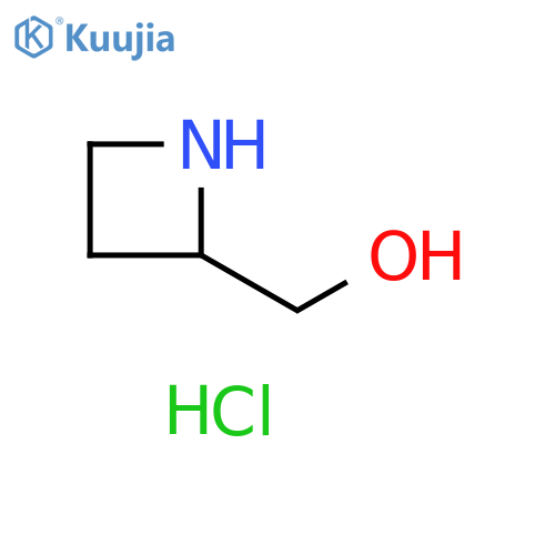 (azetidin-2-yl)methanol hydrochloride structure