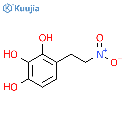 4-(2-nitroethyl)benzene-1,2,3-triol structure