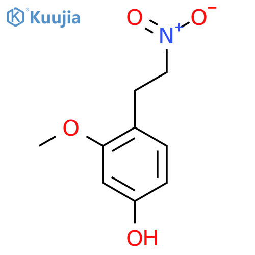 3-Methoxy-4-(2-nitroethyl)phenol structure