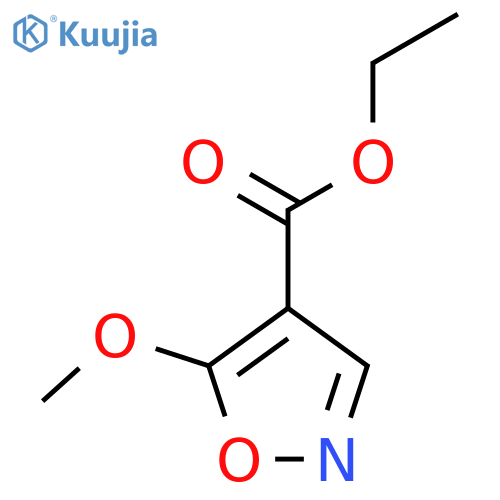 5-Methoxyisoxazole-4-carboxylic acid ethyl ester structure