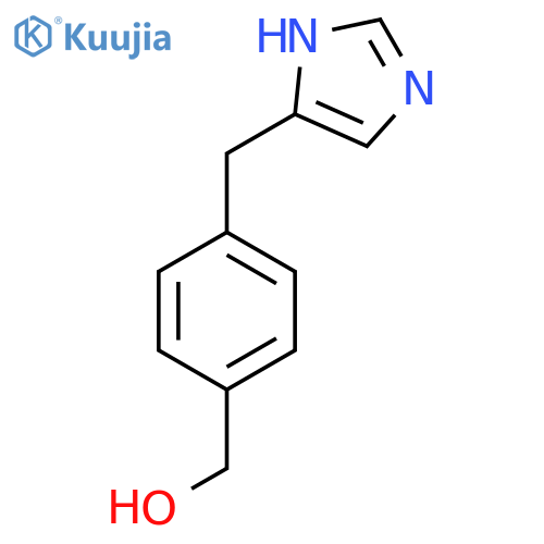 {4-(1H-imidazol-4-yl)methylphenyl}methanol structure