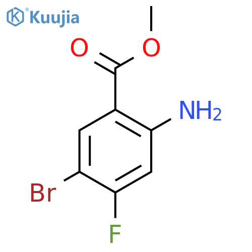 Methyl 2-Amino-5-bromo-4-fluorobenzoate structure