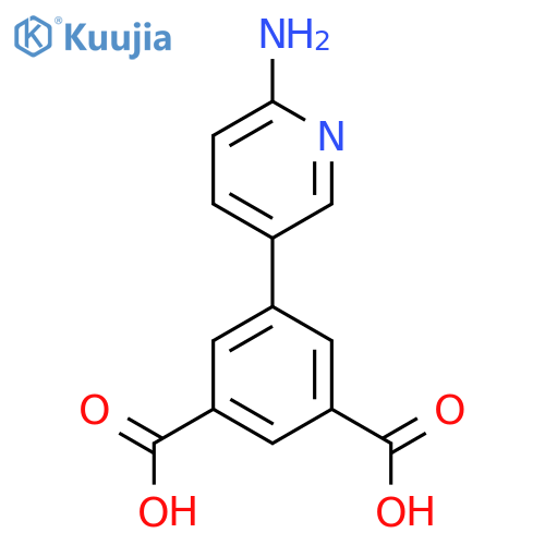 5-(6-Aminopyridin-3-yl)isophthalic acid structure