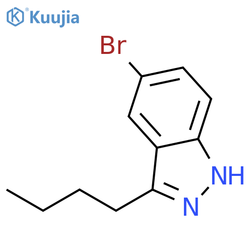 5-Bromo-3-butyl-1H-indazole structure