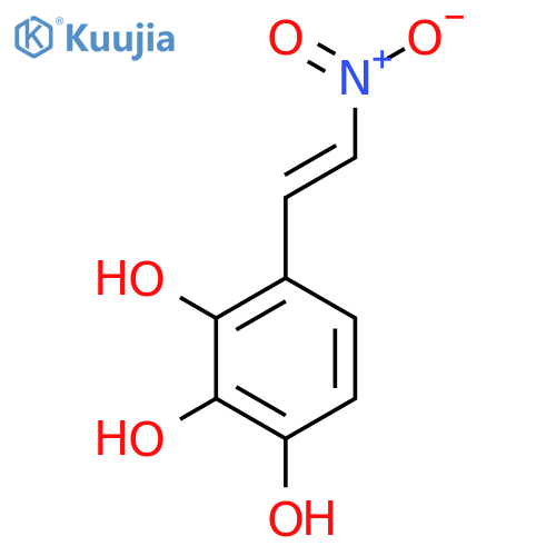 4-(2-nitroethenyl)benzene-1,2,3-triol structure