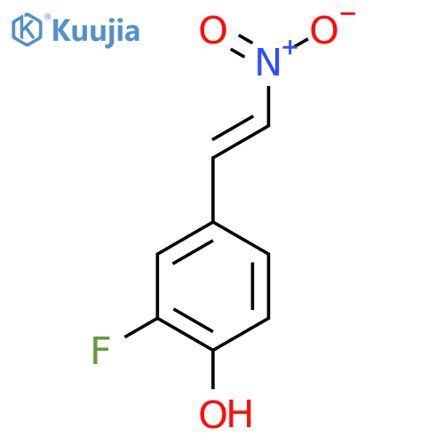 2-fluoro-4-(2-nitroethenyl)phenol structure