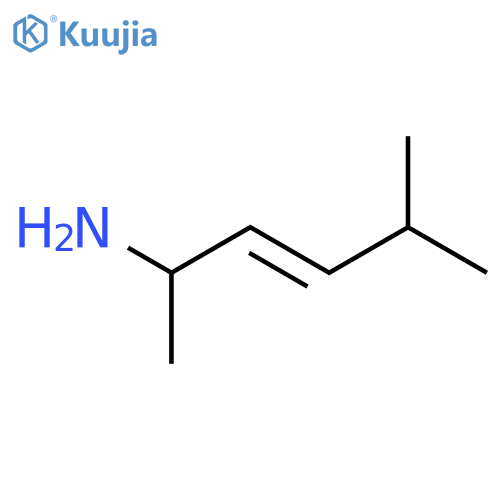 5-methylhex-3-en-2-amine structure