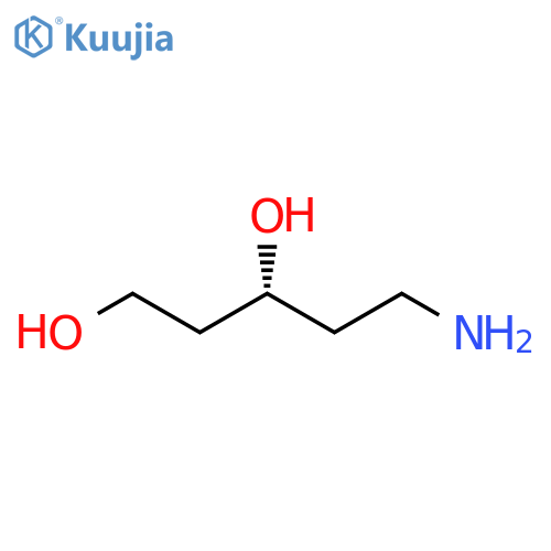 (3R)-5-aminopentane-1,3-diol structure