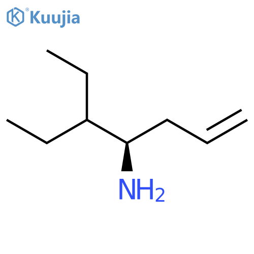 (4R)-5-ethylhept-1-en-4-amine structure