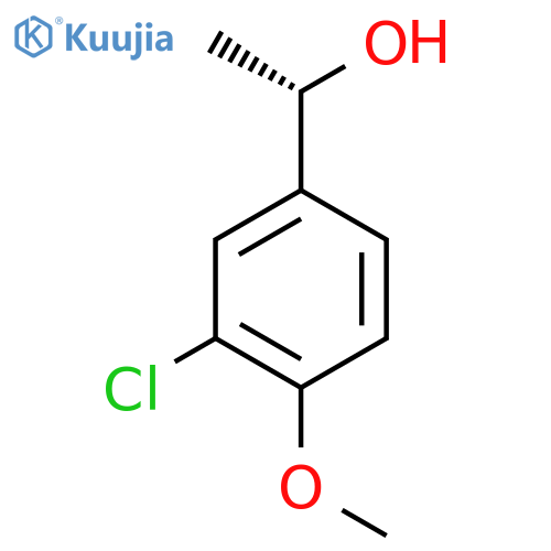 (1S)-1-(3-chloro-4-methoxyphenyl)ethan-1-ol structure