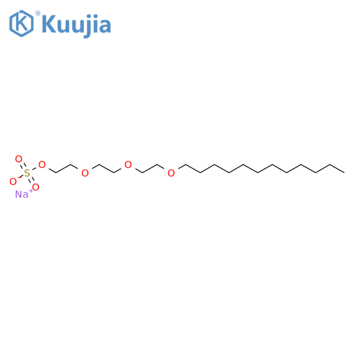 Sodium lauryl trioxyethylene sulfate structure