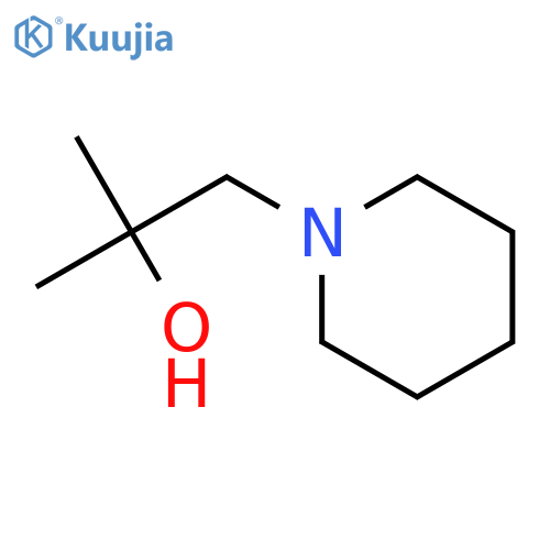 1-Piperidineethanol, a,a-dimethyl- structure