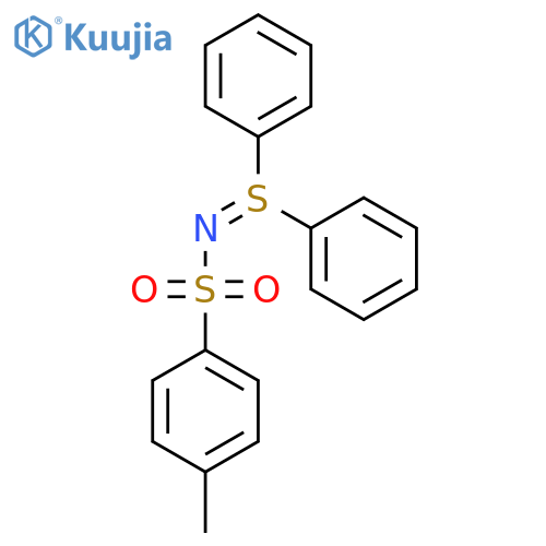 N-(diphenyl-lambda~4~-sulfanylidene)-4-methylbenzenesulfonamide structure