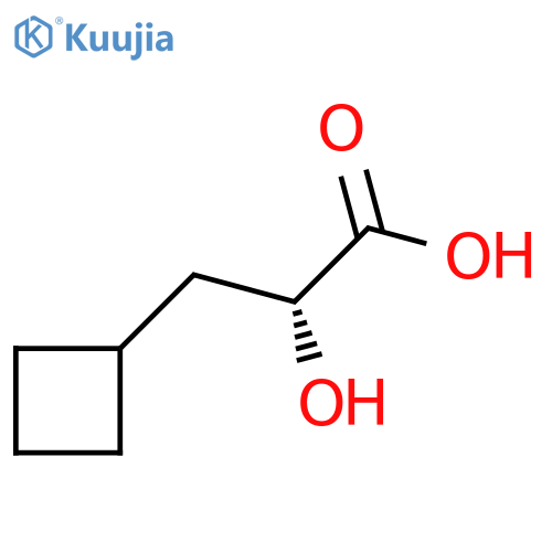 (R)-3-Cyclobutyl-2-hydroxypropanoic acid structure