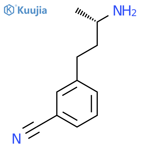 3-(3S)-3-aminobutylbenzonitrile structure