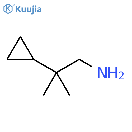 2-cyclopropyl-2-methylpropan-1-amine structure
