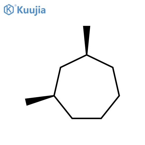 Cycloheptane,1,3-dimethyl-, (1R,3S)-rel- structure