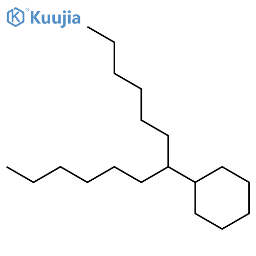 tridecan-7-ylcyclohexane structure