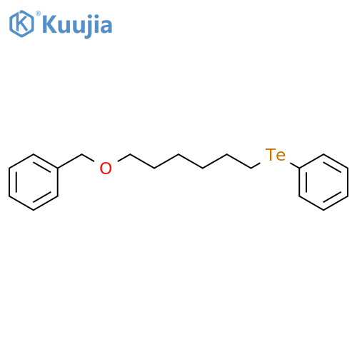 Benzene, [[6-(phenylmethoxy)hexyl]telluro]- structure