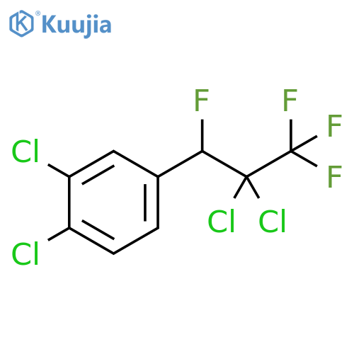 Benzene, 1,2-dichloro-4-(2,2-dichloro-1,3,3,3-tetrafluoropropyl)- structure