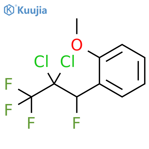 Benzene, 1-(2,2-dichloro-1,3,3,3-tetrafluoropropyl)-2-methoxy- structure