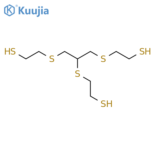 2-[2,3-Bis(2-sulfanylethylsulfanyl)propylsulfanyl]ethanethiol structure