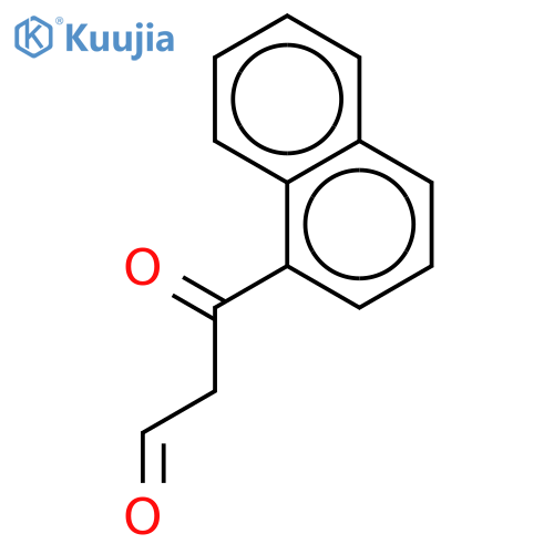 3-(naphthalen-1-yl)-3-oxopropanal structure