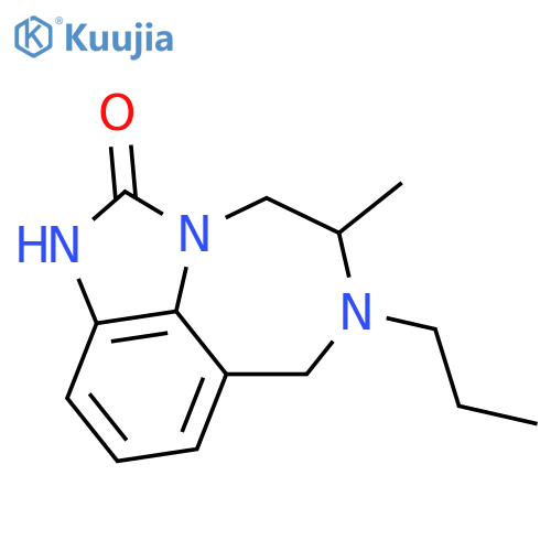 Imidazo[4,5,1-jk][1,4]benzodiazepin-2(1H)-one,4,5,6,7-tetrahydro-5-methyl-6-propyl- structure